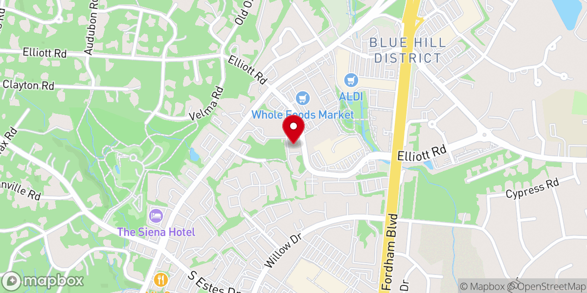 Map showing location of Christ Community Church