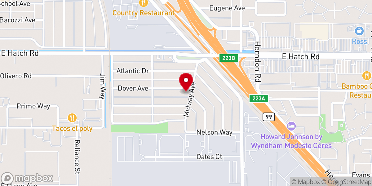 Map showing location of Apostolic Movement Church