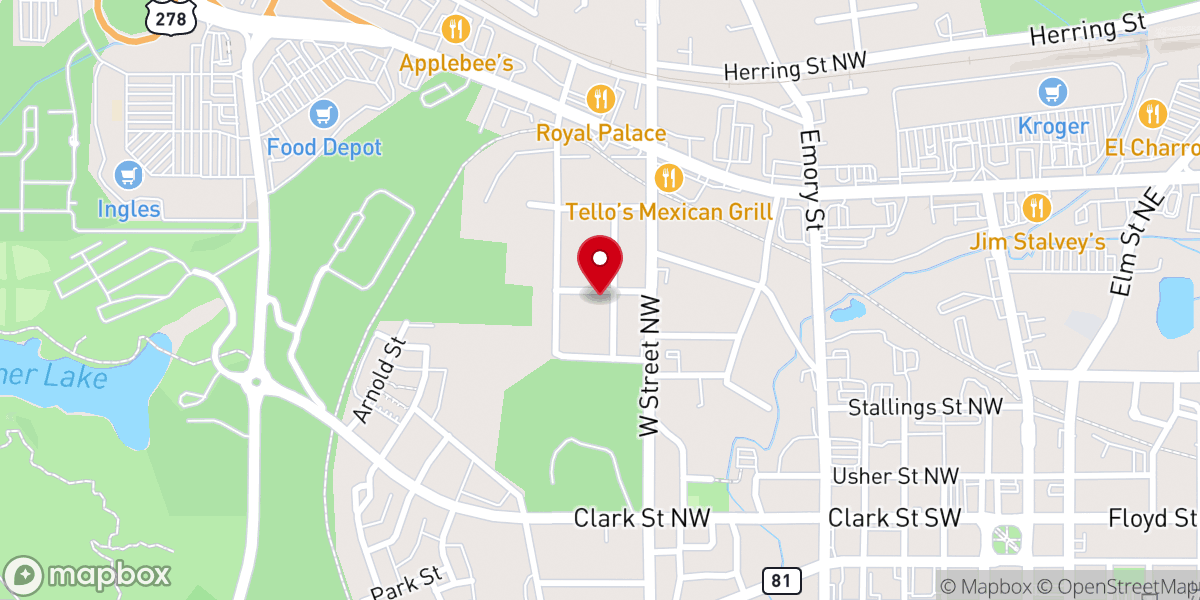 Map showing location of Bethel Tabernacle House-Prayer