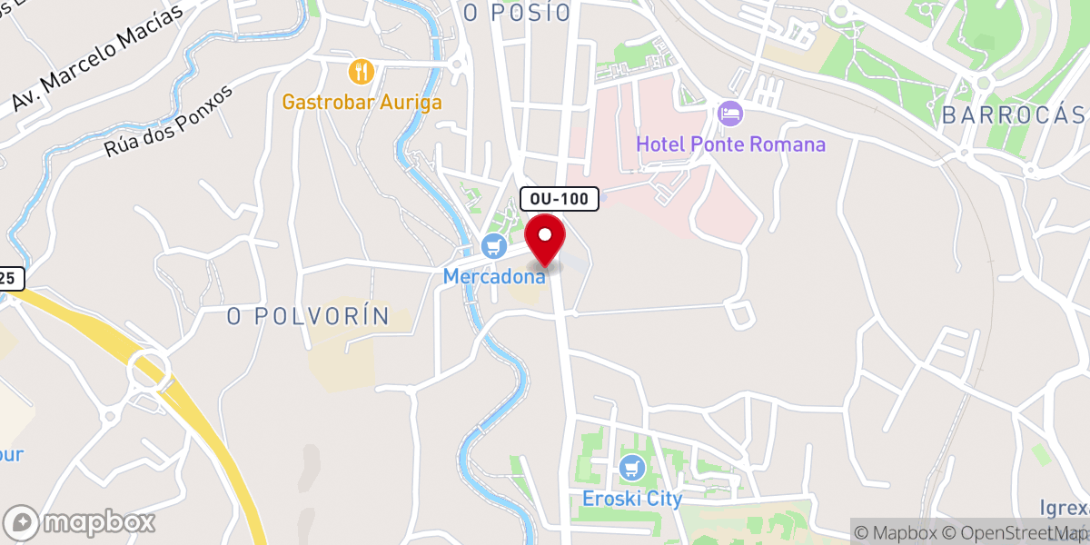 Map showing location of Bar capilla