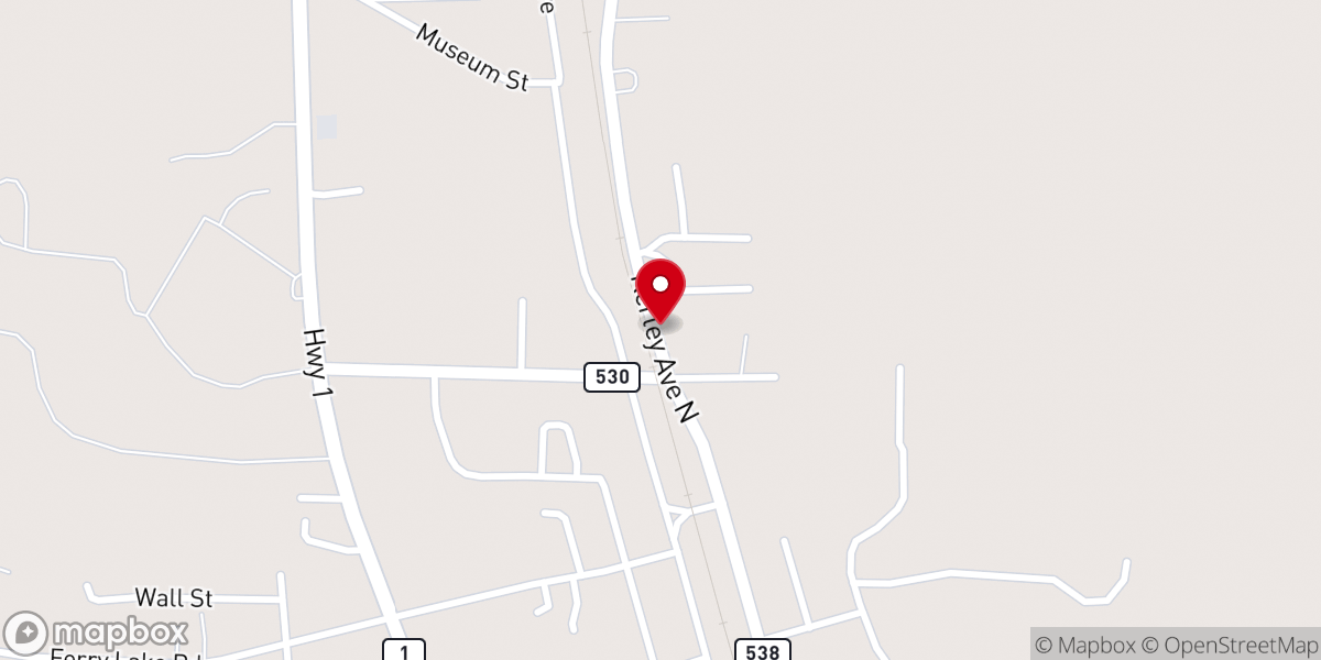 Map showing location of Living Word Chapel