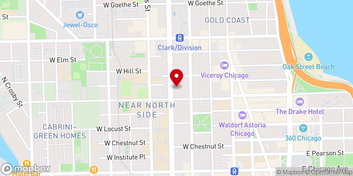 Map showing location of Annunciation Greek Orthodox Cathedral