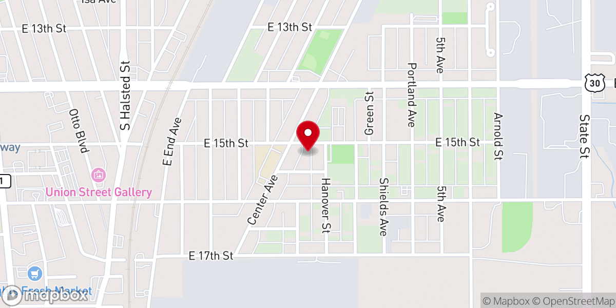 Map showing location of Family Church