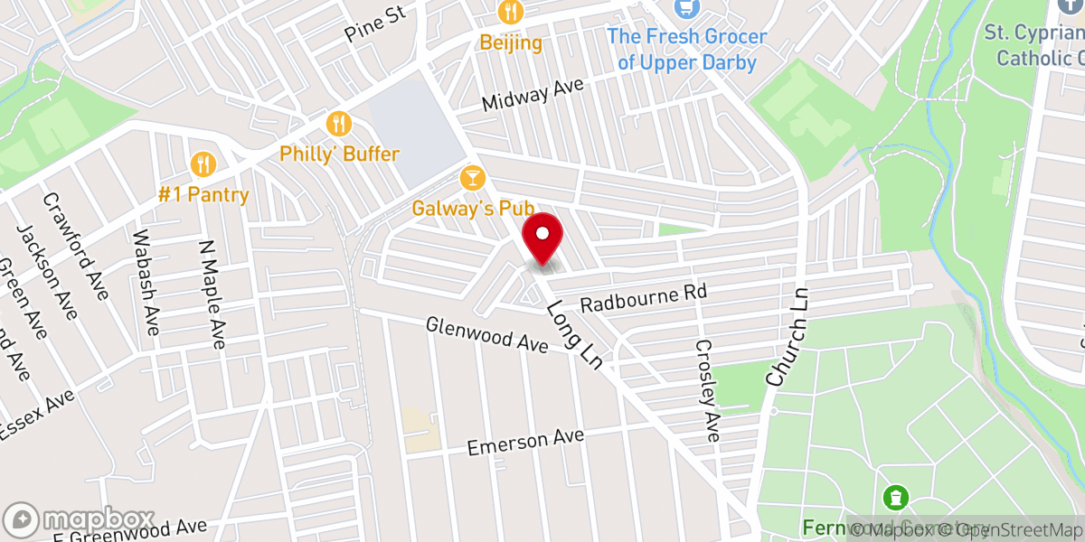 Map showing location of Grace Independent Baptist Church