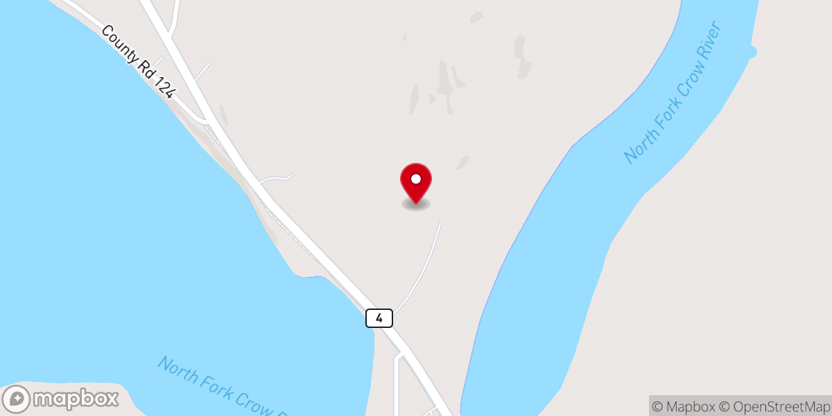 Map showing location of Crystal Hills Assembly