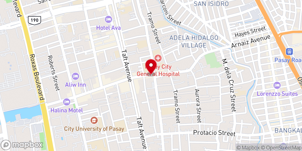 Map showing location of Word of Hope - Pasay