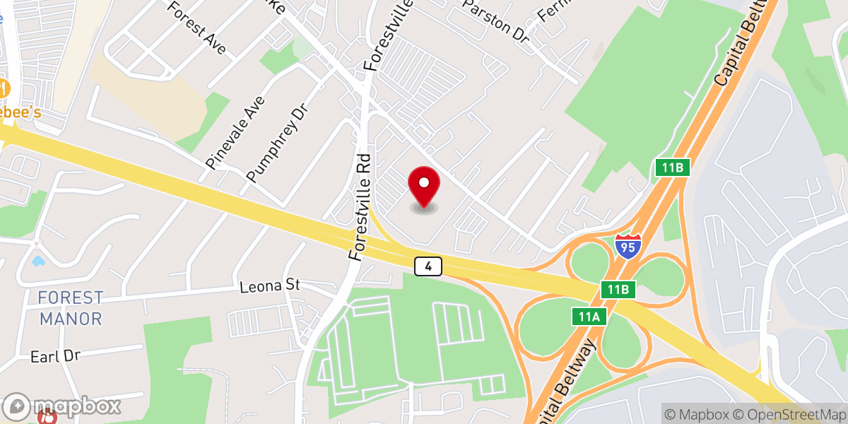Map showing location of The Life Church
