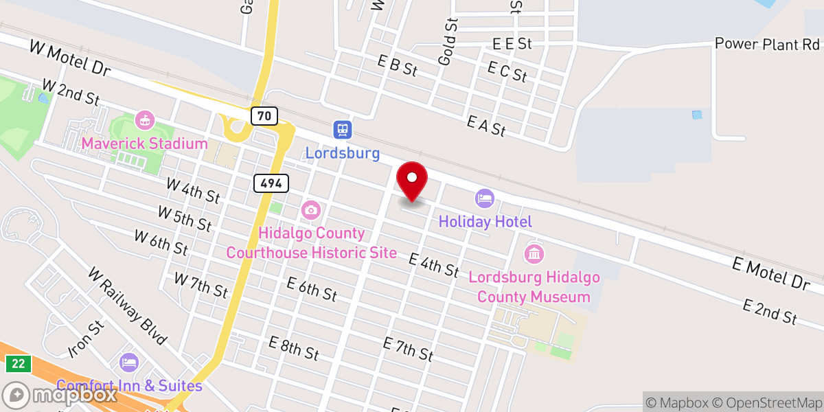 Map showing location of Saint Joseph Catholic Church