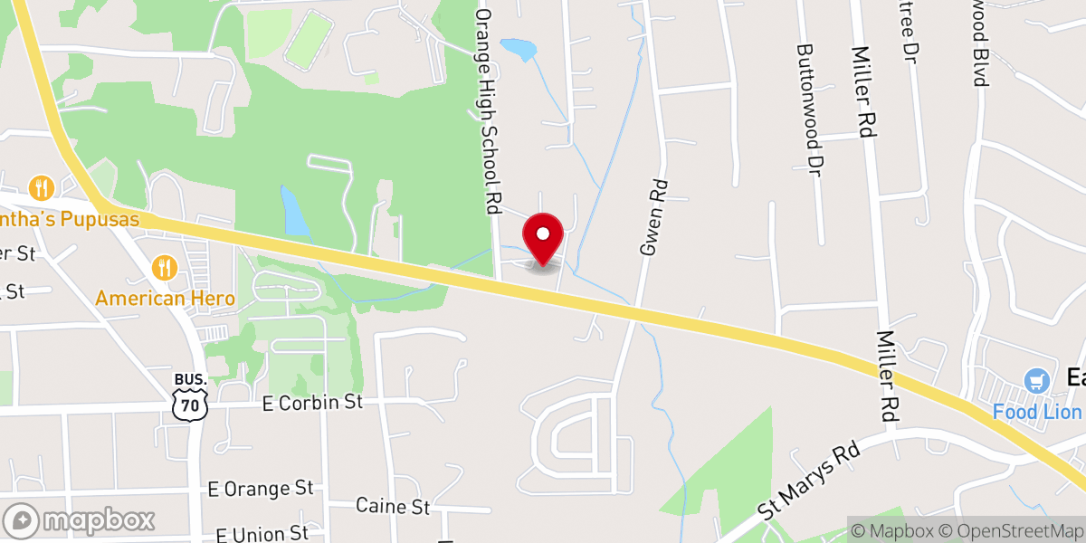 Map showing location of First Love Community Church