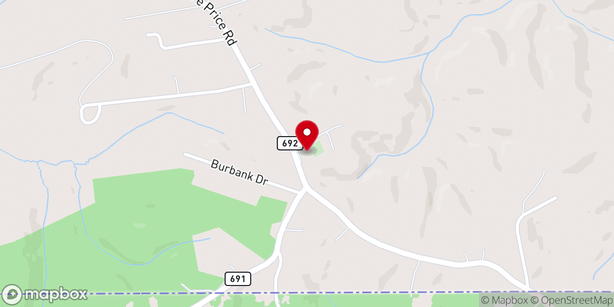 Map showing location of Whites Chapel