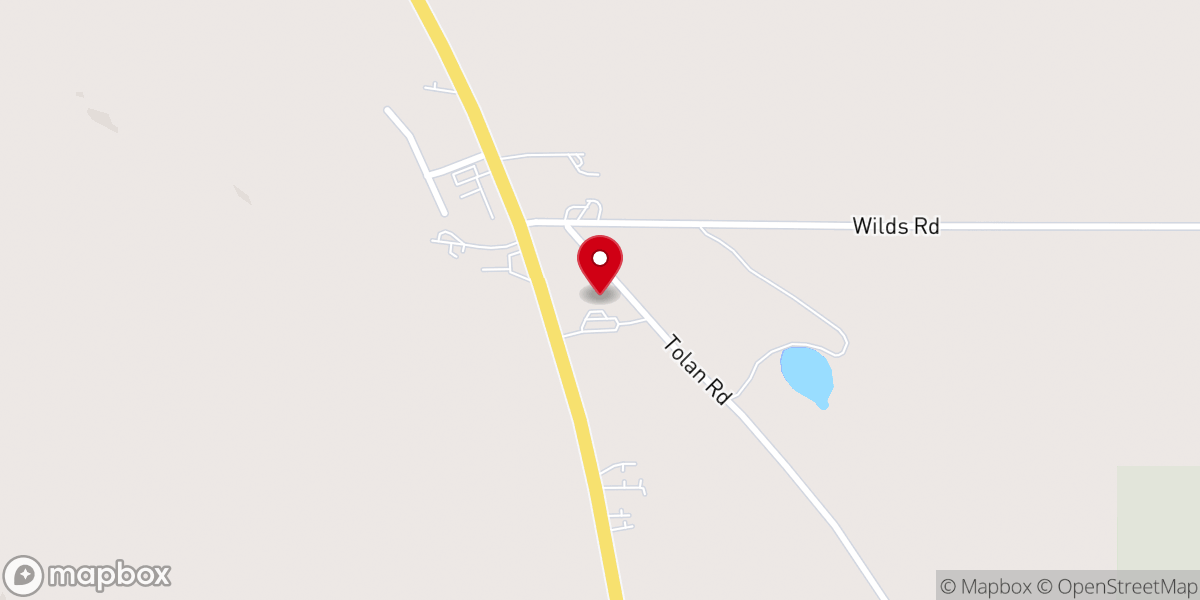 Map showing location of Ossineke United Methodist Church