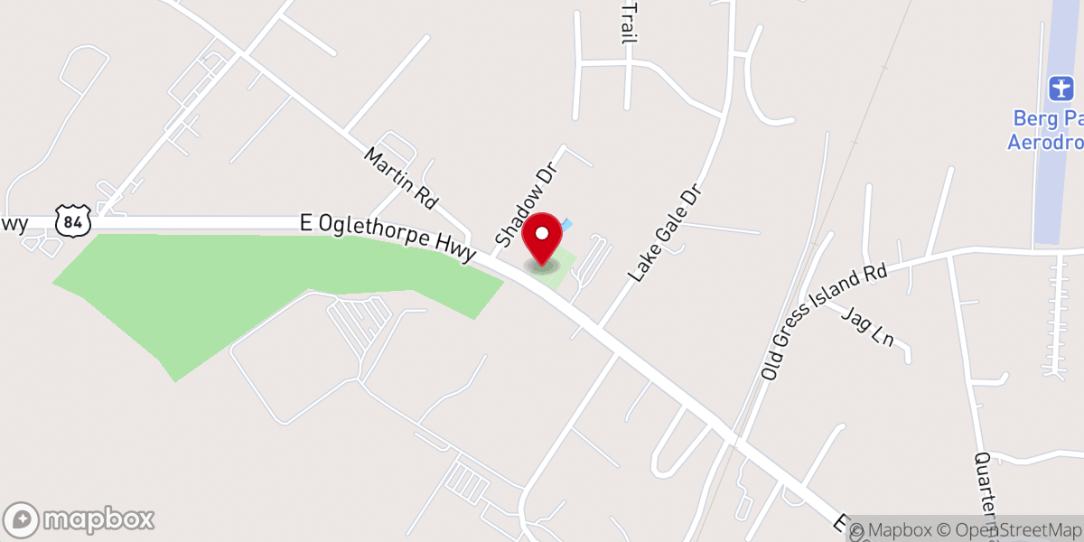Map showing location of Day Memorial Church