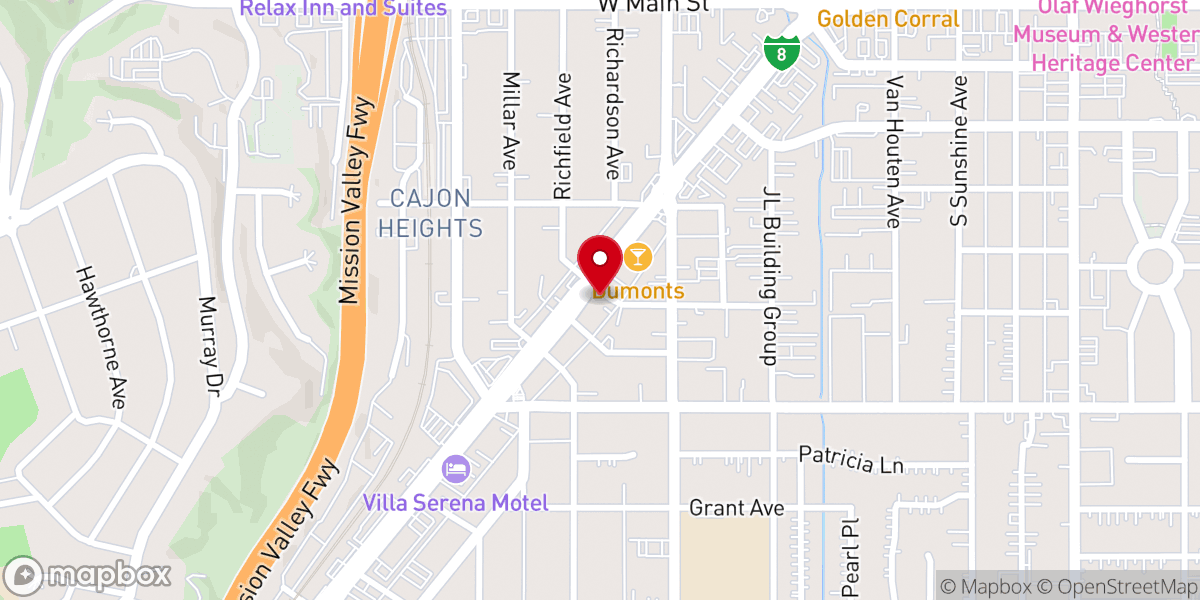 Map showing location of Independent Baptist Church
