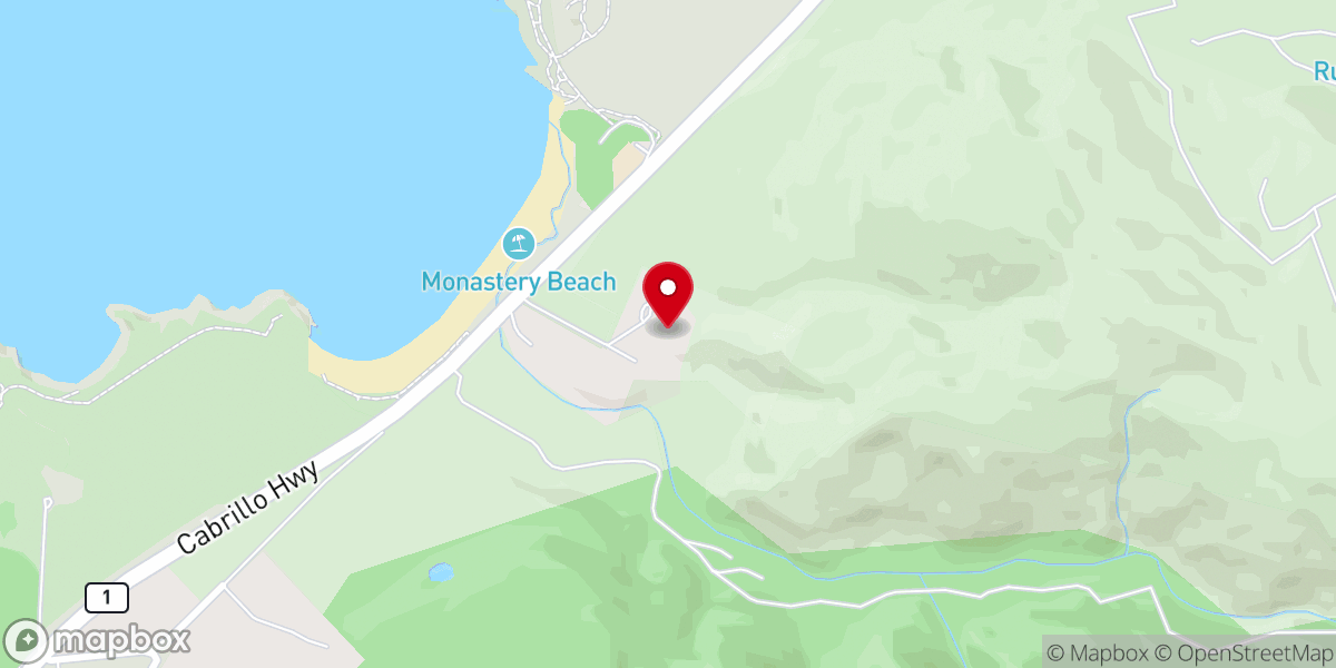 Map showing location of Carmelite Mission