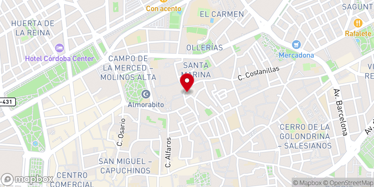 Map showing location of Real Iglesia de Santa Marina de Aguas Santas
