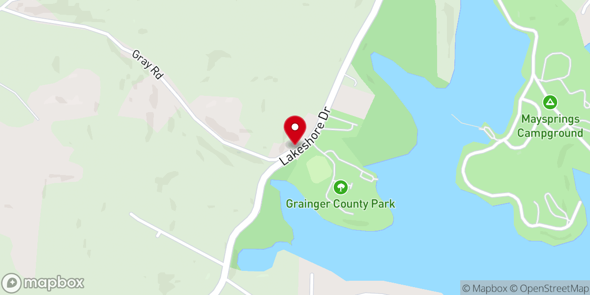 Map showing location of New Bethel Church