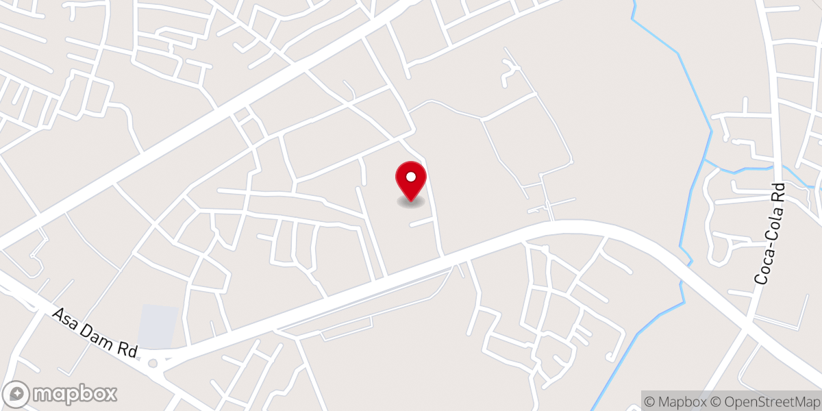 Map showing location of Mountain Of Fire And Miracles Ministries