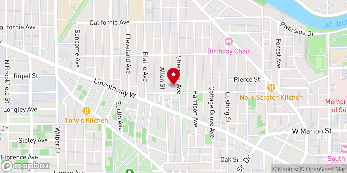Map showing location of Kingdom Life Christian Cathedral