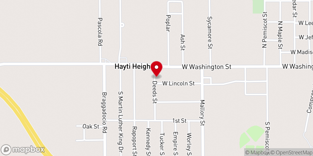 Map showing location of Full Gospel Evangelist Church