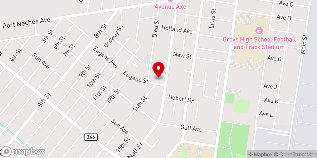 Map showing location of First Methodist Church