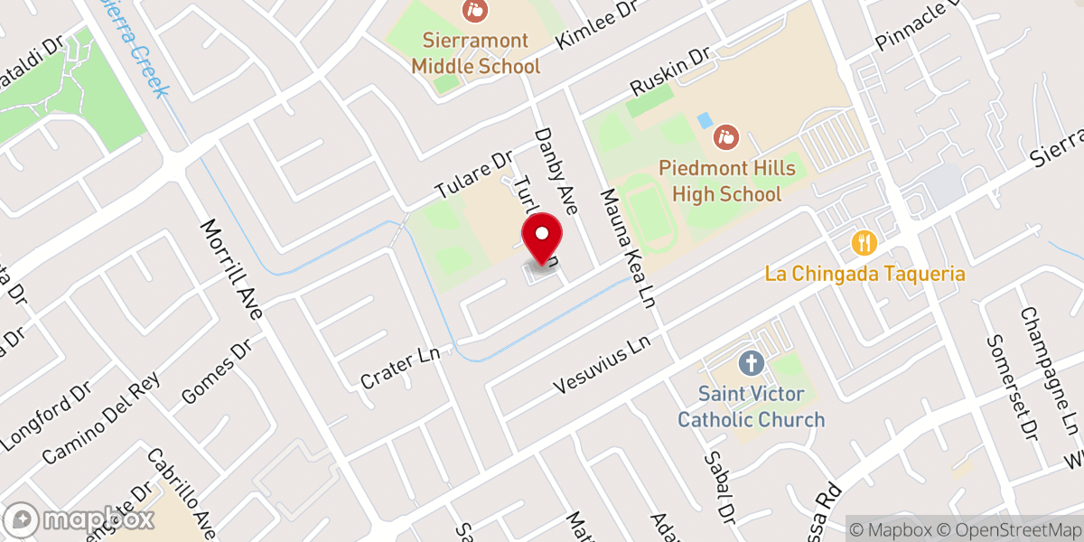 Map showing location of Lewis Memorial Christian Church