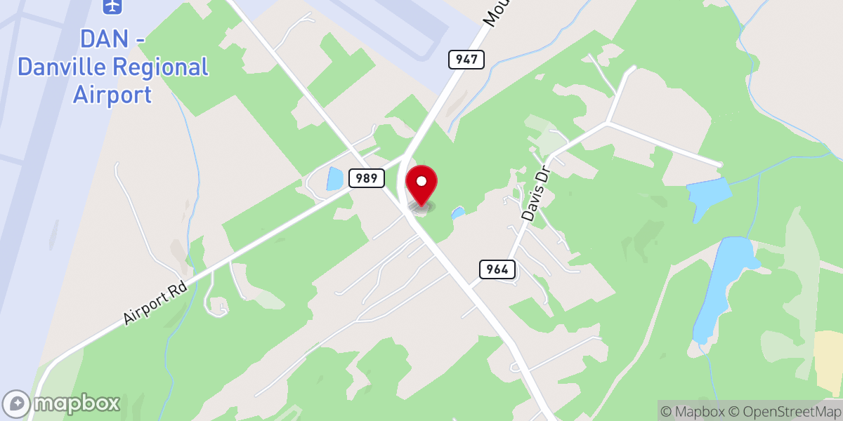 Map showing location of Williamson Memorial Church