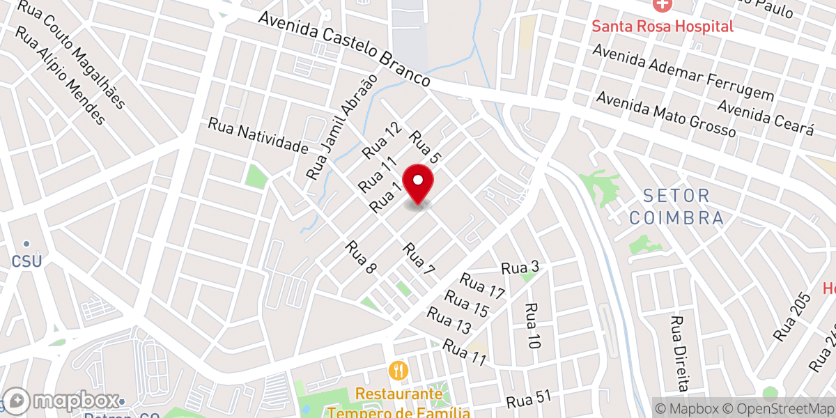 Map showing location of Paróquia Santíssimo Redentor