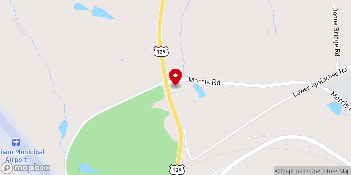 Map showing location of Fusion Church of Madison