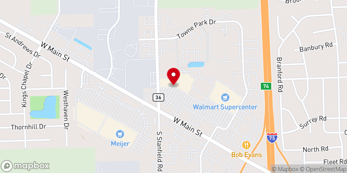 Map showing location of Grace Christian Book Store