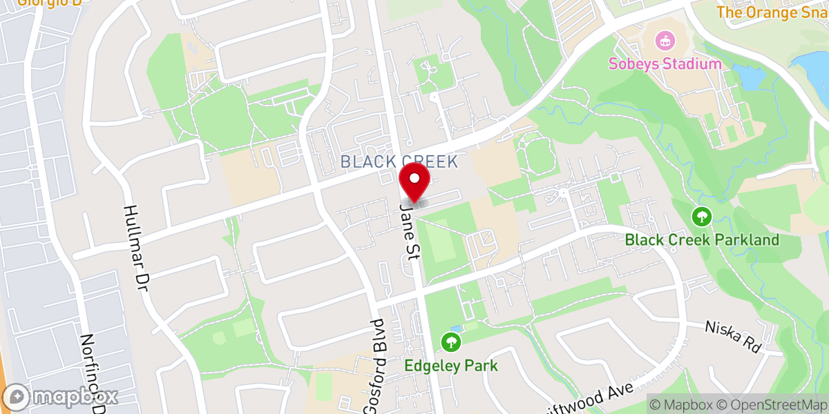 Map showing location of Christian Centre Church