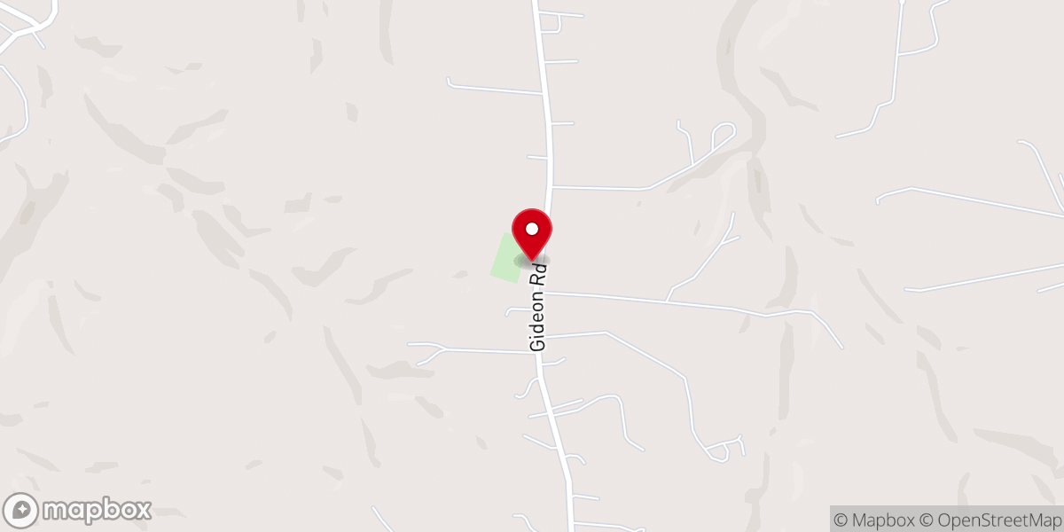 Map showing location of Gideon Methodist Church (Independent)