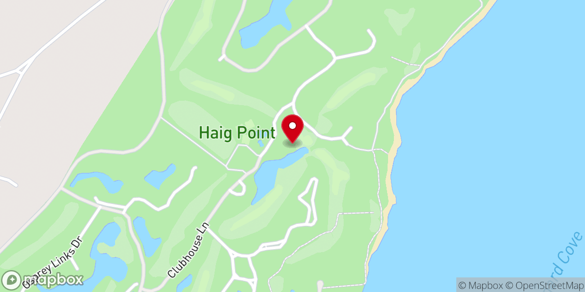 Map showing location of Haig Point Club + Community