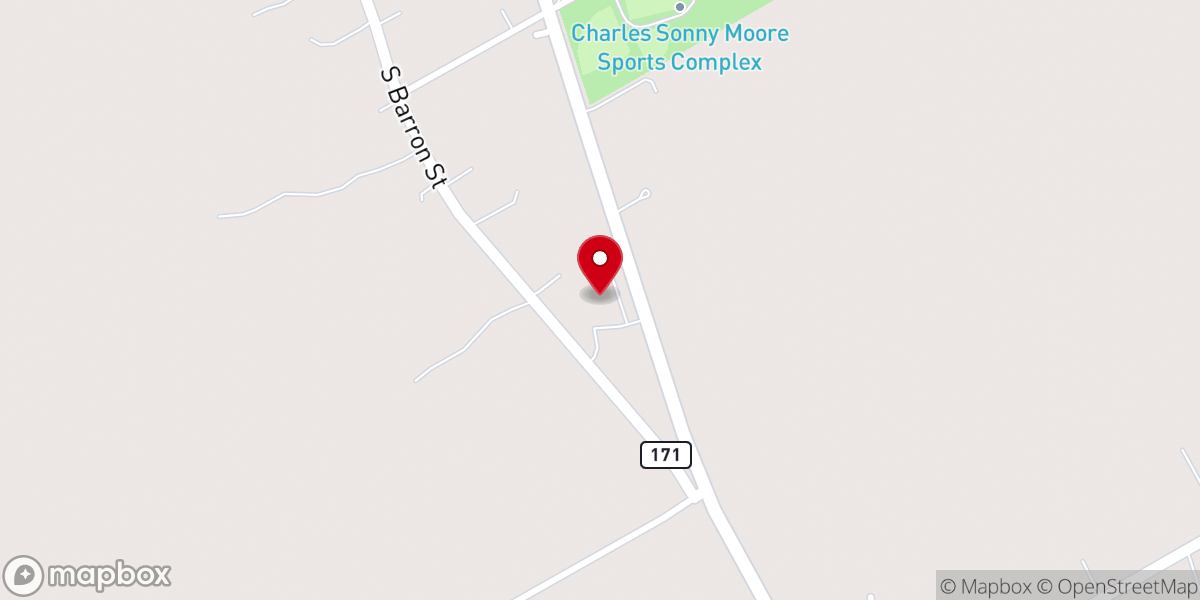Map showing location of First Baptist Church-Covington