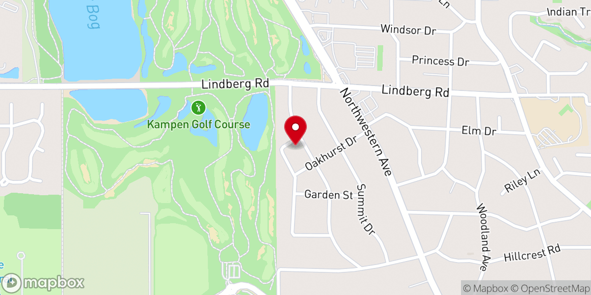 Map showing location of Our Savior Lutheran Church Foudation Inc