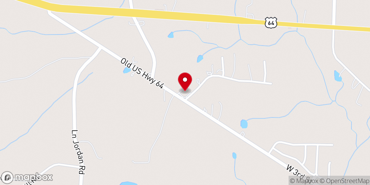 Map showing location of Jordan Grove AME Zion Church