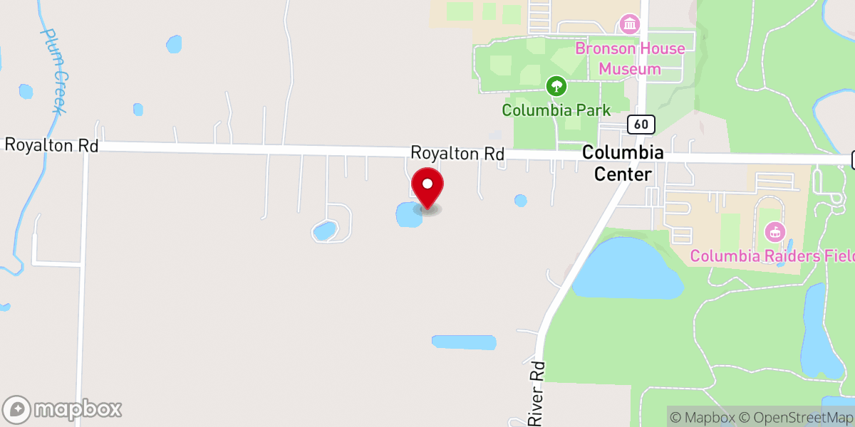 Map showing location of St Elizabeth Ann Seton Church