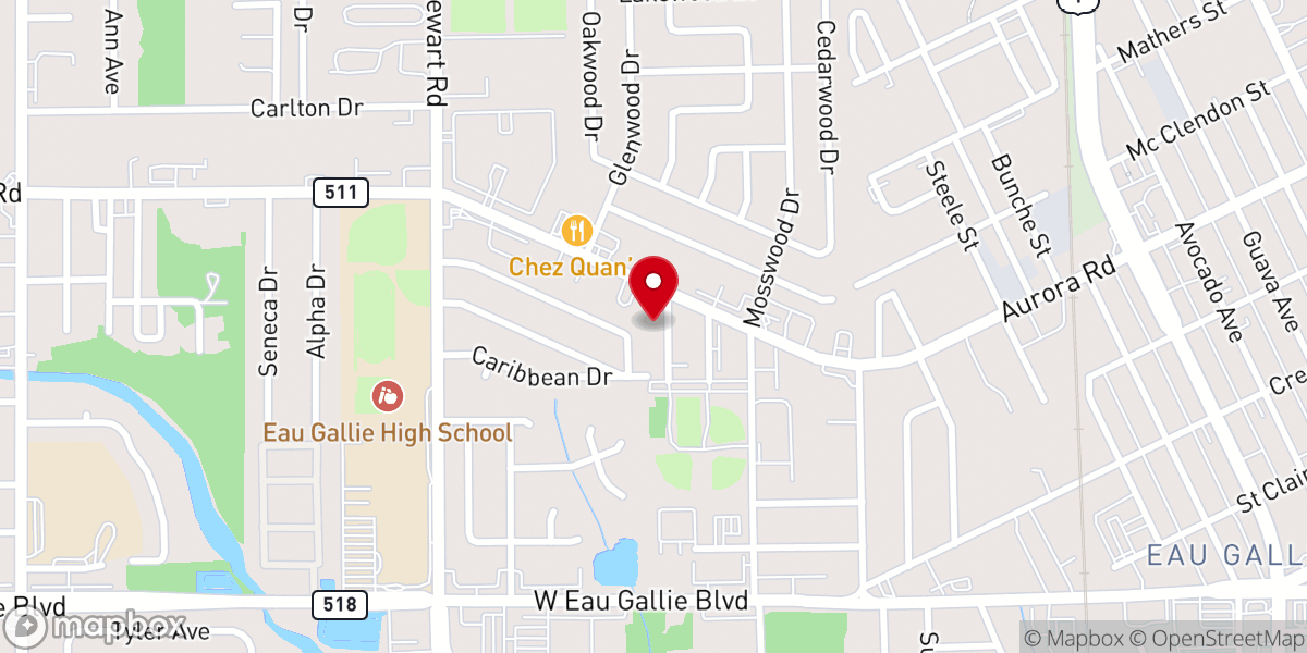 Map showing location of Tabernacle Church of Melbourne
