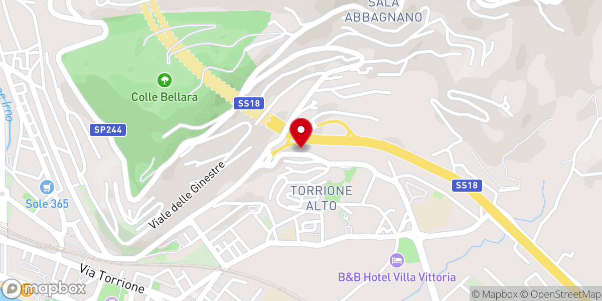 Map showing location of Chiesa di San Giovanni Battista