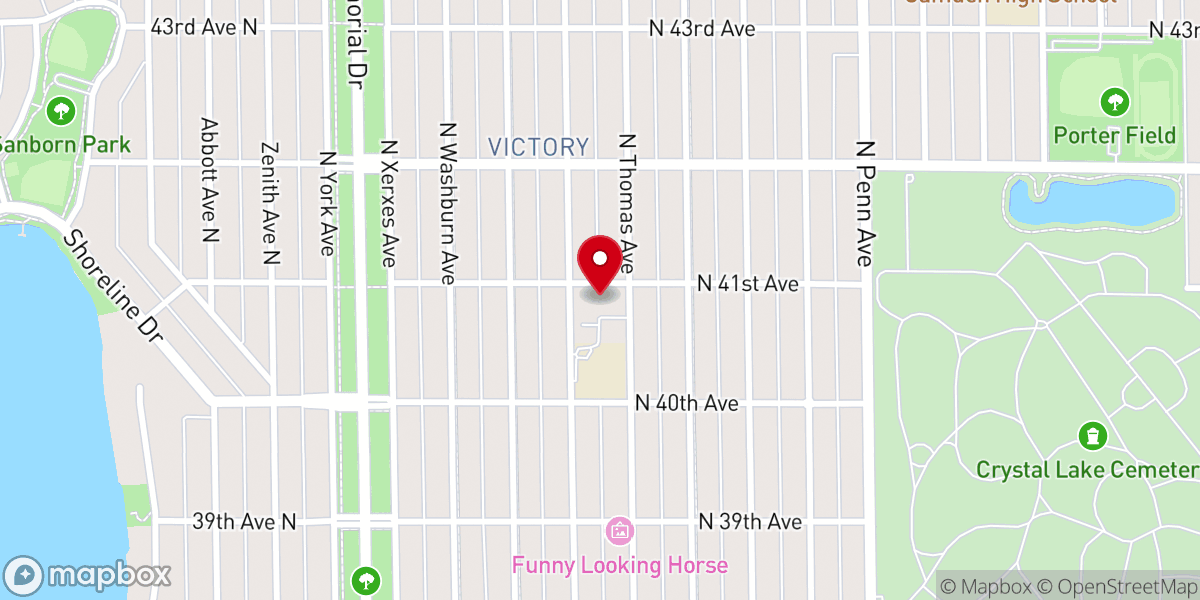 Map showing location of New Oil Christian Center COGIC
