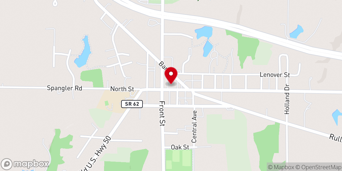 Map showing location of St Peter Lutheran Church