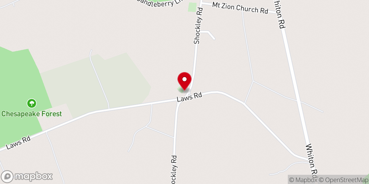 Map showing location of Friendship United Methodist