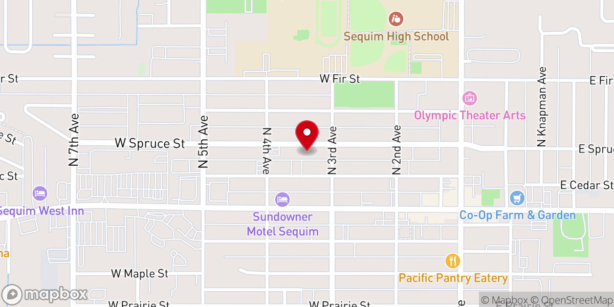 Map showing location of First Church-Christ Scientist