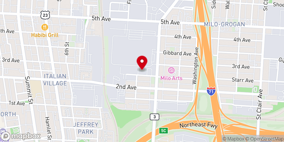 Map showing location of Faithway Baptist Church Brice OH