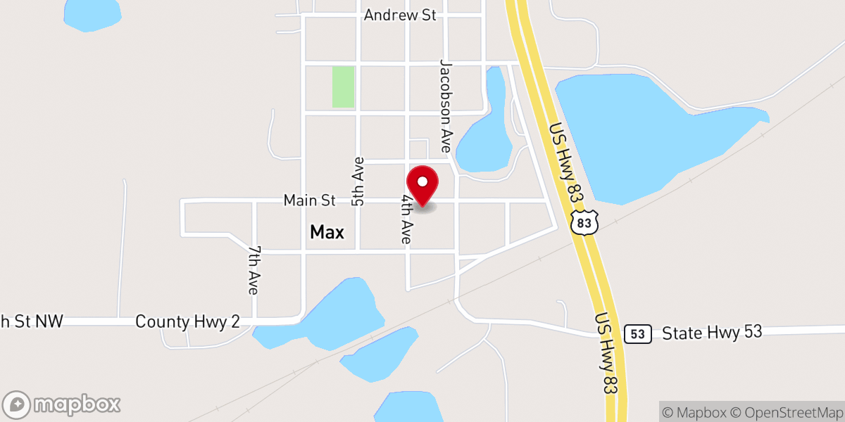Map showing location of St Matthew Lutheran Church
