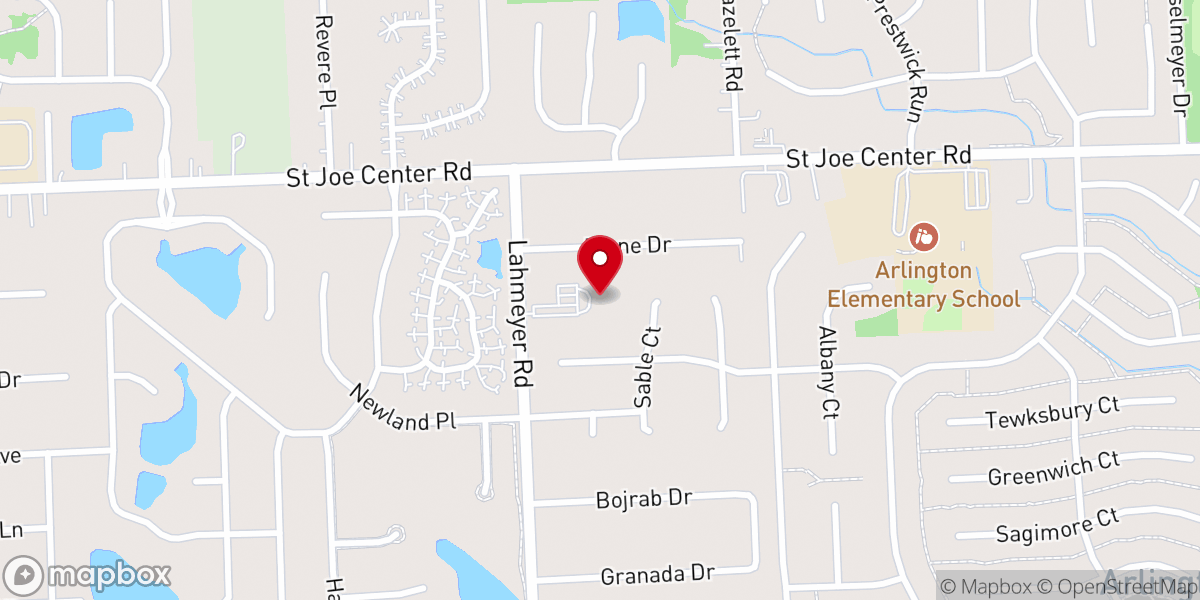 Map showing location of Alliance Community Church