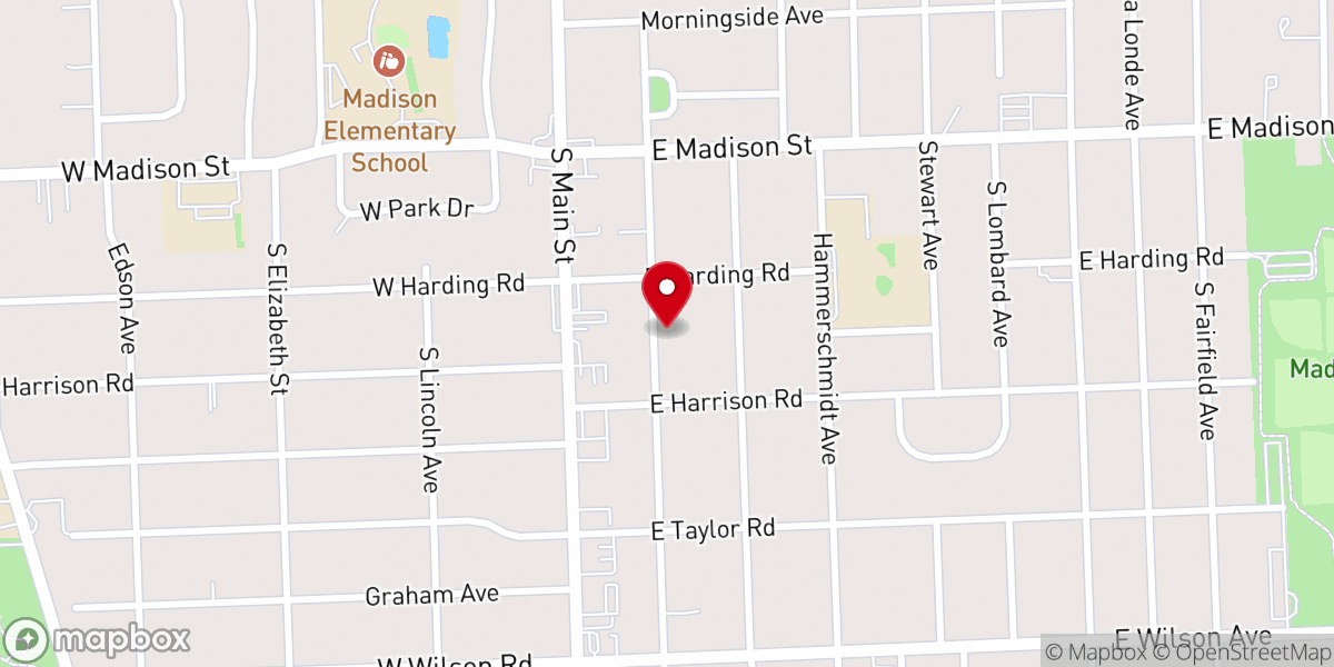 Map showing location of Chicago Child Evangelism Fellowship Inc