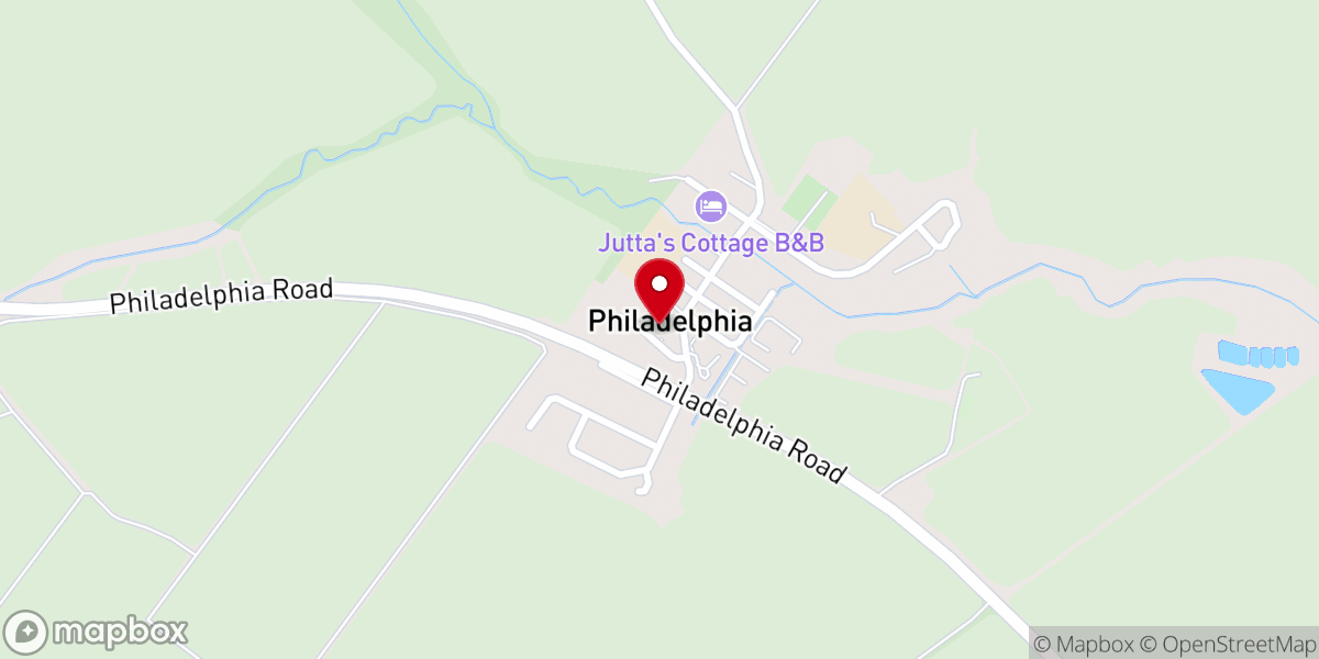 Map showing location of The Dutch Reformed Church