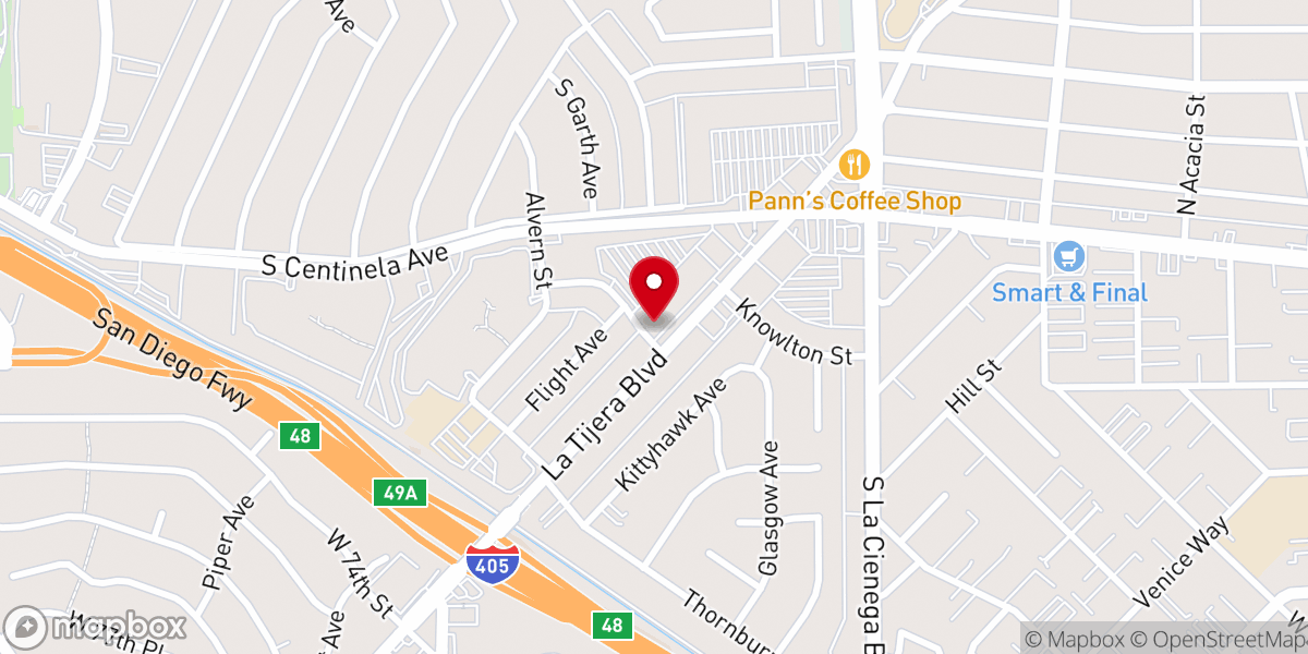 Map showing location of Arise Christian Center