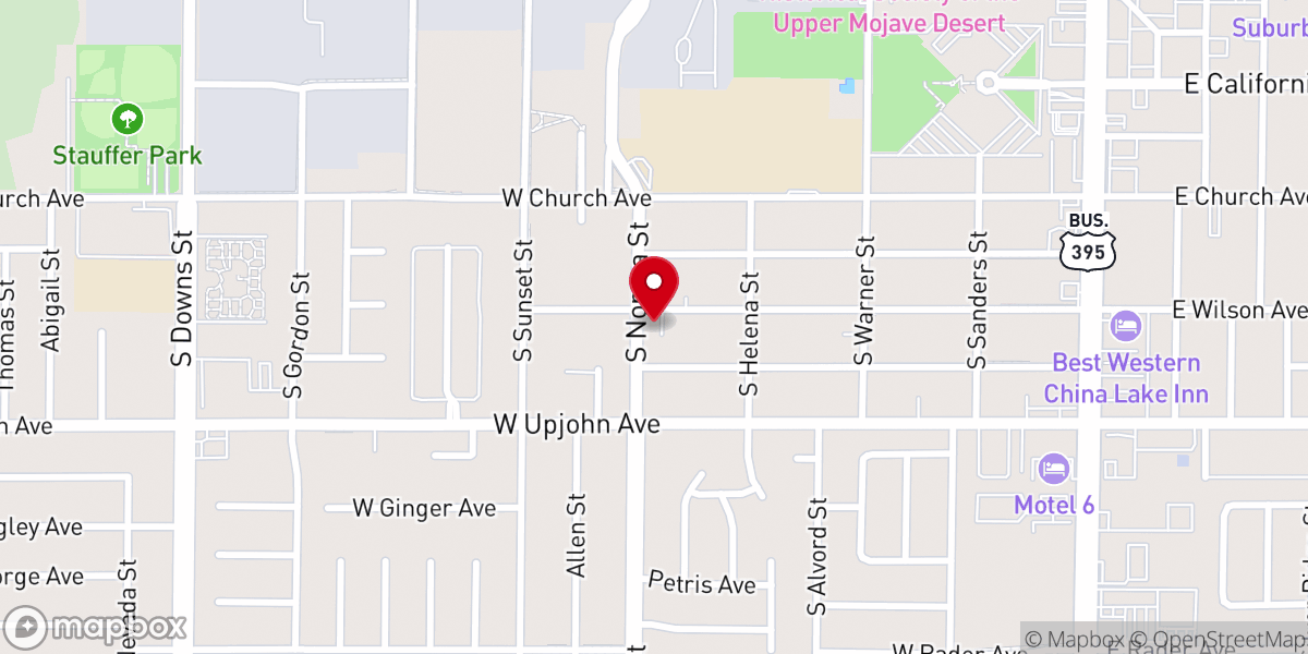 Map showing location of Christ the King Anglican Church