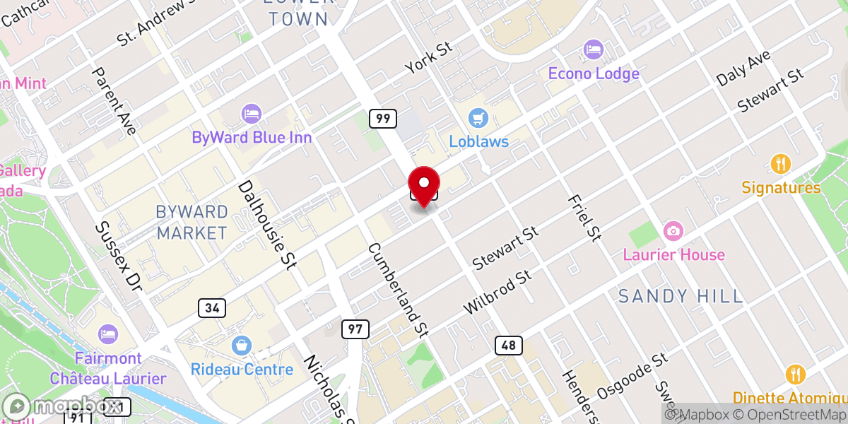 Map showing location of Church of the Messiah